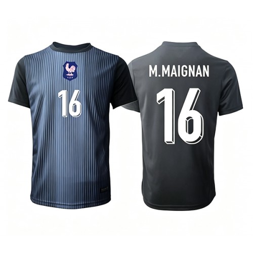 Ranska Mike Maignan #16 Maalivahti Kotipaita MM-kisat 2026 Lyhythihainen
